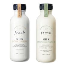 fresh 馥蕾诗 奶香身体乳沐浴露套装 舒缓柔滑 (75ml+75ml）61.9元
