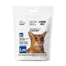 lorde里兜 6重混合猫砂豆腐膨润土矿砂除臭猫沙幼猫用品可冲厕所 【镇店】2.5kgx4袋共10kg