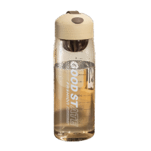 亿嘉 塑料水杯咖色500ml7.95元（需领券）