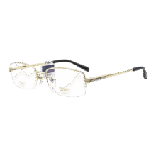 精工(SEIKO)眼镜框男款半框钛材远近视光学眼镜架HT01080 25 55mm金色/银钯色578元 (每满680减18,券后省0.85)