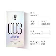 名流 超润薄安全套 24只券后14.9元