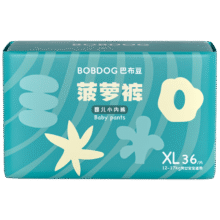BOBDOG/巴布豆 新菠萝 XL码 拉拉裤 36片94元（合23.5元/件）