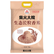 微信小程序，plus会员:柴火大院 生态长粒香大米 10kg (寒地东北大米56.95元（微信小程序）