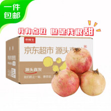 京鲜生 河南软籽石榴净重4.5斤单果250g+ 生鲜水果源头直发（有花皮）14.9元（需领券）