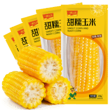 首购：一米生活 黄糯玉米180g*5支装7.5元包邮（需试用）