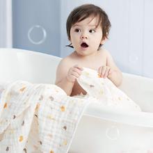 限移动端：全棉时代 2100022 婴儿水洗沙布浴巾59元淘金币最高抵扣1.77元