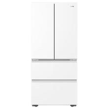 大件超省：海尔 Haier 小红花系列 BCD-500WGHFDEDWVU1 风冷法式多门冰箱 500L 冰雪白