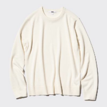 预售、88VIP：UNIQLO 优衣库 美利奴羊毛圆领针织衫 469410123.3元包邮