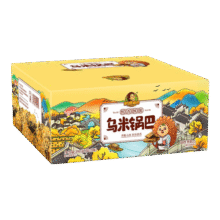 刺猬阿甘黑金锅巴乌米锅巴蟹香蛋黄味肉松独立包装整箱混合口味零食小吃 390g*1盒16.9元 (券后省3)