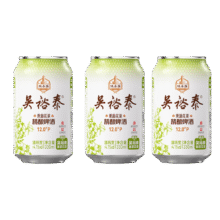 双合盛吴裕泰联名12癙 茉莉花茶精酿啤酒 北京百年老字号 茶韵悠长 330ml*3罐【非原箱】9.9元