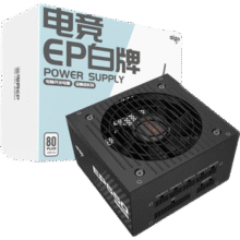 爱国者（aigo）EP550W 白牌全模组 黑色 电脑主机电源（80PLUS白牌/大单路12V/台系主电容/可走背线/4060）188.1元 (送赠品,券后省0.9)