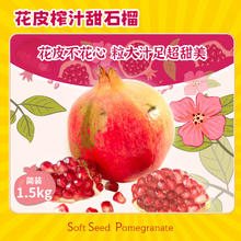都乐 软籽石榴 3斤 单果250g+ 约3-6枚