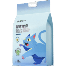 小冻 酵素绿茶猫砂20斤除臭结团膨润土猫沙矿砂低尘豆腐砂10kg猫用品10.9元