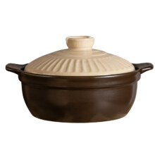 爱仕达 砂锅煲家用陶瓷煲耐高温 1.7L浅汤煲（建议1-3人） 【升级加厚】
