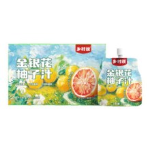 乡村说 金银花柚子汁 108ml*2袋*2件4.1元包邮+70淘金币（需领券，合2.05元/件）