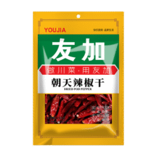友加食品 干辣椒100g袋装 朝天辣椒干 香辛料火锅底料红辣椒干货炖煮卤料18.1元 (券后省20)