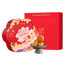 五芳斋中华老字号 中秋糕点 4味7饼 五芳华月低糖月饼礼盒480g29.94元/件 拍3件