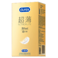 杜蕾斯（durex）超薄避孕套隐形裸入001玻尿酸情趣003空气套男专用安全套成人用品 超薄裸入【18只】超薄18