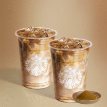京东外卖 星巴克 双杯冰焙茶拿铁（大杯）单杯仅19.9元！双杯39.8元 免配送费