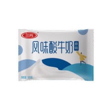三元 原味 风味酸牛奶 袋酸奶 180g*15 低温奶 新老包装随机发货