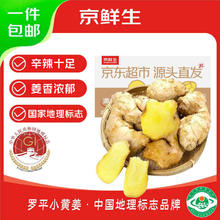 有券的上：京鲜生 云南罗平小黄姜带泥姜新鲜蔬菜生姜特惠1.8斤源头直发券后3.8元