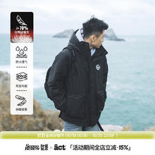 ACTUP 吕小虎 冬季连帽羽绒服 黑色 两色可选219.25元