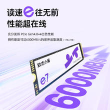 致态 小翼e7 SSD固态硬盘 M.2接口 PCIe4.0 500G349元