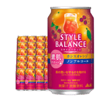 朝日StyleBalance黑加仑0糖0卡0酒精350ml*24罐日本啤酒原装进口98元