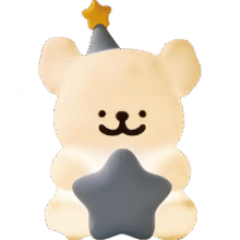 可爱线条睡眠小狗小夜灯氛围摆件生日礼物礼物卧室创意女生节日 星星小狗-1个 无规格1.01元