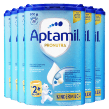 预售：Aptamil 爱他美 德国版 2+段 24个月+ 800g*6罐返后768元+76.44元税费 包邮（首购赠20元京豆+晒图赠10元京豆）