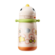 babycare儿童保温杯大宝宝学饮吸管水杯水壶霸王龙不锈钢保温杯上学 恐龙背带款+吸嘴-光电青 450ml65元（需领券）