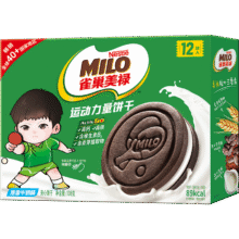 首购：雀巢美禄 运动力量饼干108g2.78元包邮（需试用）