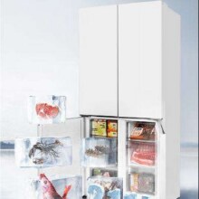 PLUS：Midea/美的 603升 十字四开门 冰箱 BCD-603WUSPZM(E)