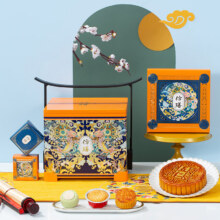 再降价：全聚德 仿膳臻品御礼月饼礼盒 17饼1500g *3件108.57元（合36.19元/件）