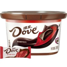Dove 德芙 香浓黑巧克力 39颗234g*1碗18元（叠品牌金15元、再叠88vip全能卡13元）