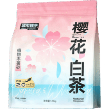 城市理享 纯木薯猫砂樱花白茶2.5斤8.9元（需领券）包邮