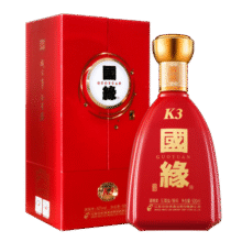 今世缘国缘K3 红瓶白酒 42度 500mL 4瓶 整箱装1200元