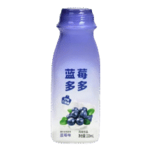 双11：蓝莓多多 风味奶昔 2瓶2.5元包邮