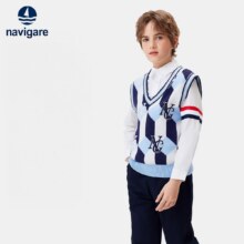 NAVIGARE意大利小帆船 男童毛衫马甲69元、包邮