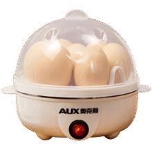 奥克斯（AUX）煮蛋器蒸蛋器多功能锅家用小型电蒸锅煮鸡蛋神器煮蛋机蛋羹迷你防干烧蒸煮一体机早餐机可煮7个蛋 单层 白色  7枚鸡蛋27.5元