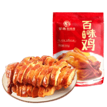 紫燕百味鸡香卤燕小二烤鸡手撕鸡扒鸡卤味鸡肉零食休闲小吃方便菜 招牌百味鸡550g*1袋49.9元 (券后省20)