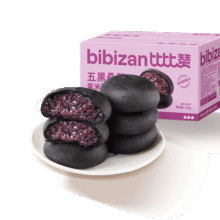 比比赞（BIBIZAN）五黑桑葚紫米饼600g7.9元