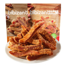 比比赞（BIBIZAN）鸡肉条鸡胸肉500g香辣味解馋耐嚼休闲零食品肉干肉脯即食 高蛋白鸡胸肉条【五香味】100g*25.9元
