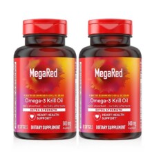 20日晚20点：【双11预售】MegaRed脉拓南极经典磷虾油omega3非鱼油软胶囊2瓶装794.2元（需领券，合198.55元/件）