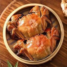 美团到店 【阳澄湖大闸蟹】母蟹2.2两双人餐（4只）96元（原价180元）