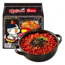天降礼金、88VIP：韩国进口Samyang/三养 火鸡面140g*5袋夜宵方便面24.53元+2.38元淘金币