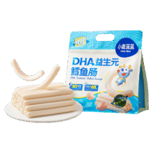 小鹿蓝蓝 海洋鳕鱼肠分享装 儿童宝宝零食鱼肠鳕鱼肉含量65% 400g23.2元
