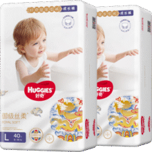 好奇（Huggies）皇家小龙裤拉拉裤L76片(9-14kg)尿不湿【30倍爆吸】154.5元 (券后省0.88,月销1000+)