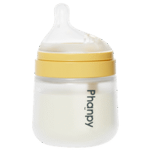 小雅象防胀气玻璃奶瓶新生儿0-3个月婴儿奶瓶 160ml S号奶嘴（标准款）117元 (券后省10)