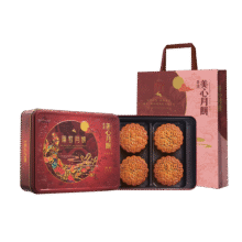 再降价、plus会员: 美心（Meixin）双黄莲蓉港式月饼礼盒740g *2件387.6元（193.8元/件）